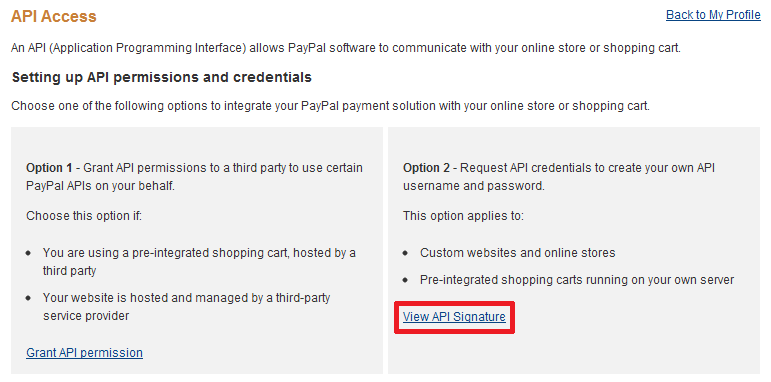 paypal-api-access
